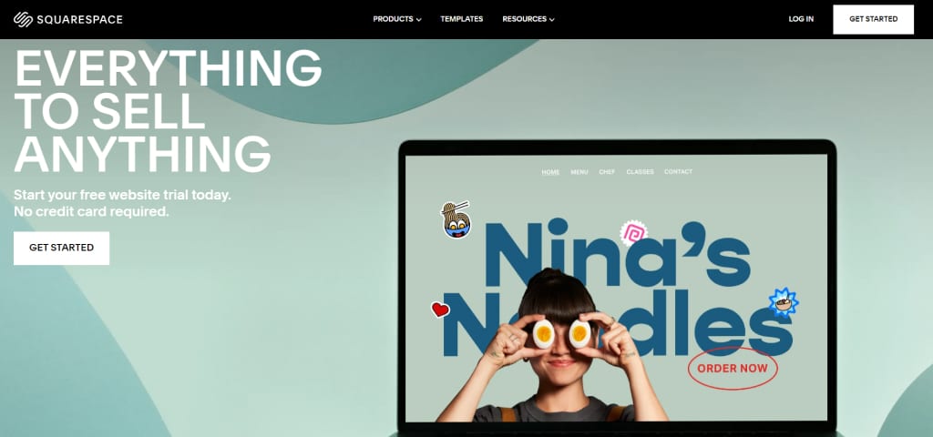 Square space is best alternative platform for ecommerce website
