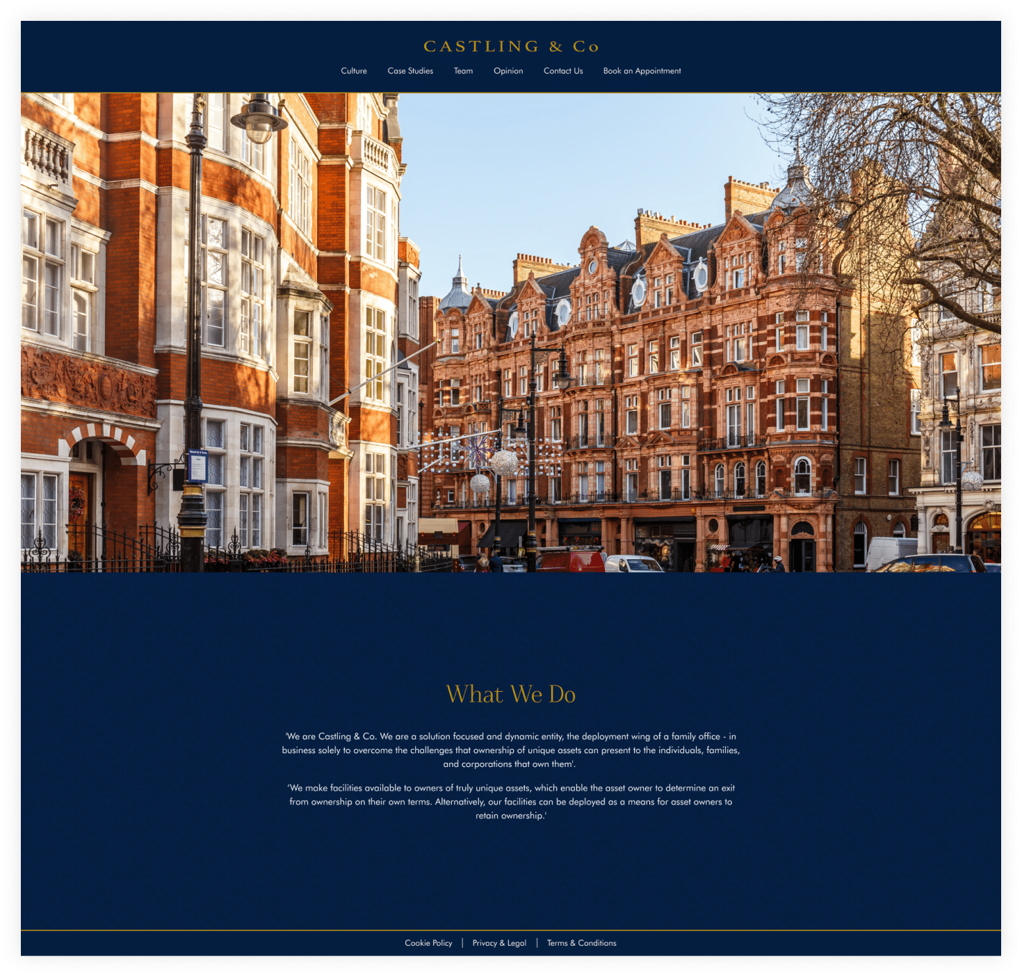 castling and co web design and development