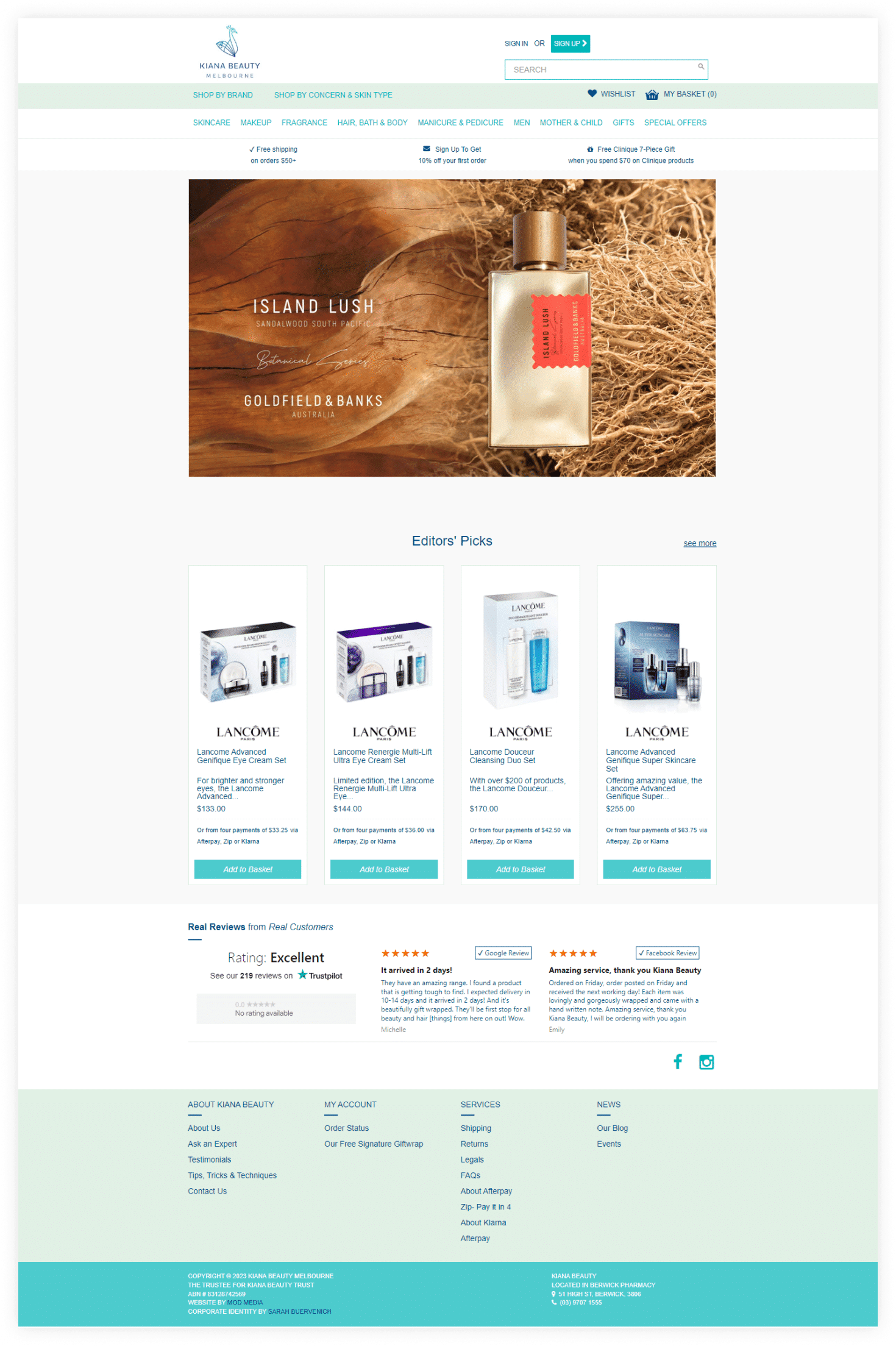 shopify website design by chetaru