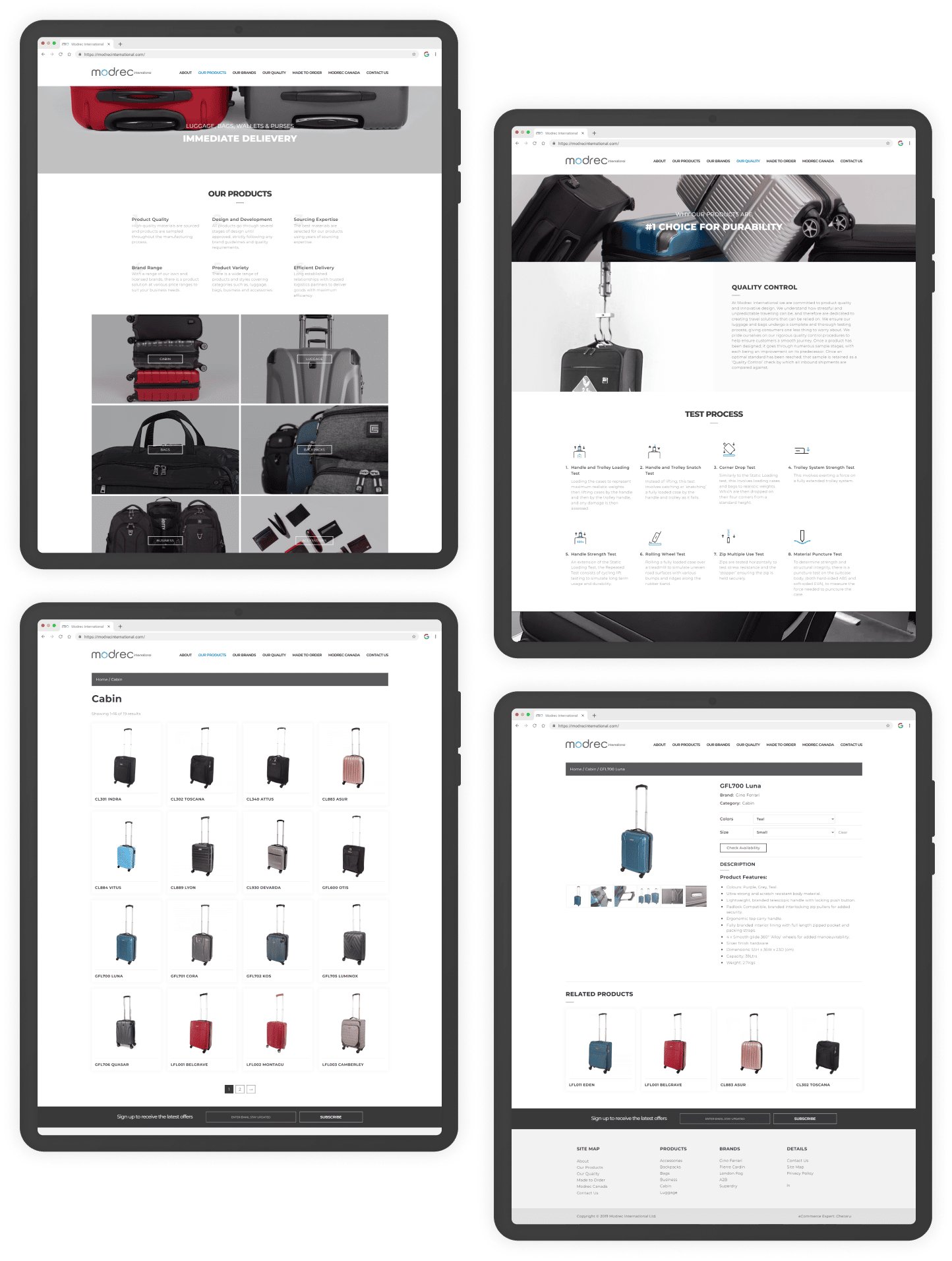 modrec woocommerce website design by chetaru