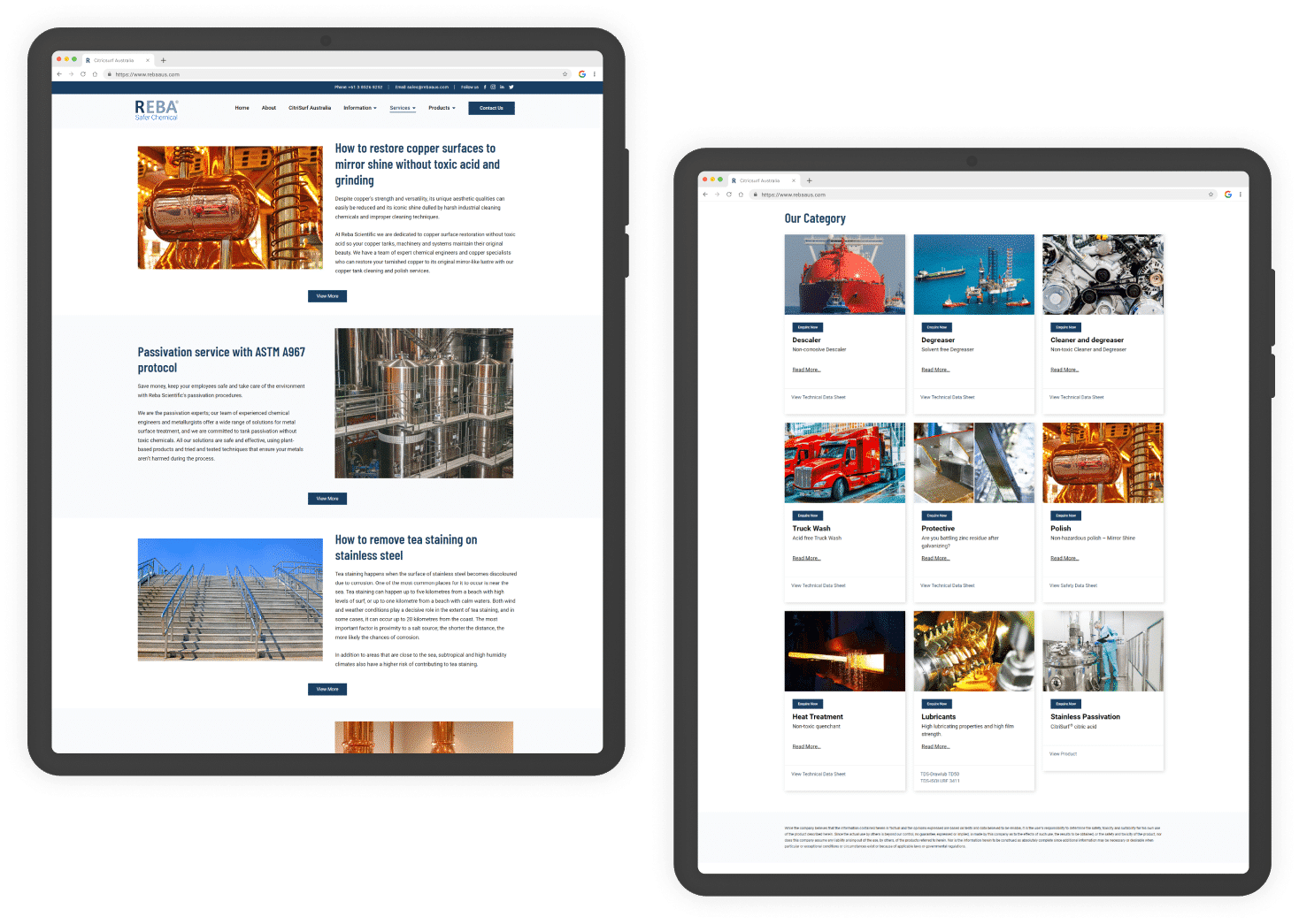 chetaru design wordpress design for manufacturer