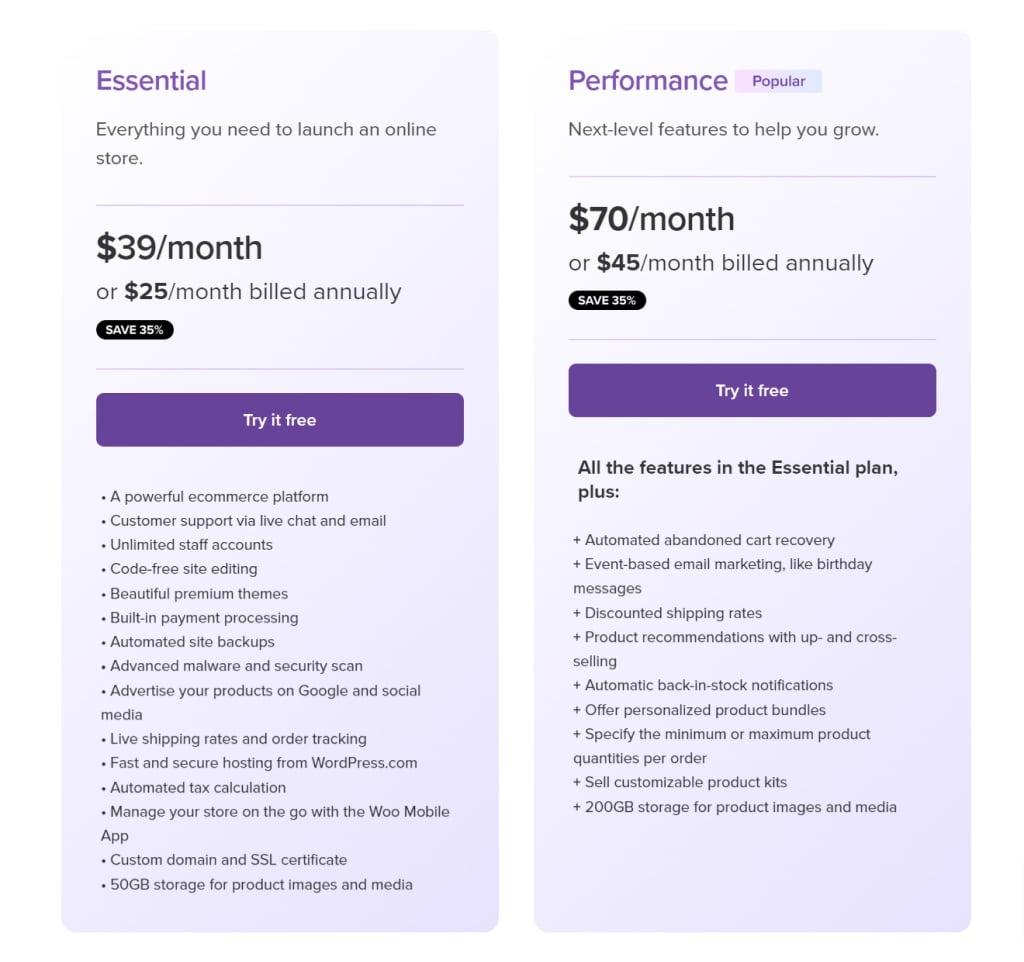 monthly plan for woocommerce