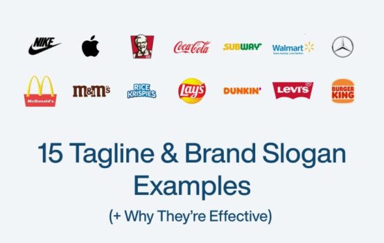Tagline & Bran slogan Examples